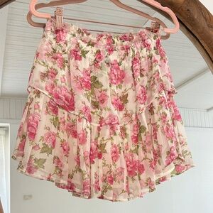 LoveShackFancy Ruffle mini skirt Size S